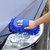 Aeoss Car Washing Sponge with Microfiber Washer Towel Duster For Cleaning Car. Bike Vehicle (BLUE