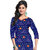 Drapes Womens Blue Cotton Printed Dress material (unstitiched) DF1684 (Unstitched)