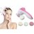 CPEX 5 in 1 Electric Face Plastic Massagers Wash Mahine Pore Cleaner Facial Exfoliation Body Spa Skin Care