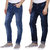 Stylox Men's Sky Blue  Blue Slim Fit Jeans (Pack of 2)