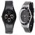 Rosra Black Men and Glory Black Disigner Women Watches  Couple for Men and Women