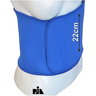 Pia International 22cm MEDIUM UNISEX NEOPRENE Slimming Belt (BLUE)