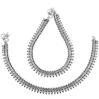 Silver 92.5 Anklet  Oxdise-pair