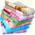 Bpitch 6pcs Large Cotton Designer BathTowels - 27X54-400Gsm-Multicolor