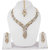 Styylo Fashion Exclusive Golden White Necklace Set /S 1186