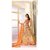 Aika Heavy Net  Benglori Fabric Heavy Embroidered  Digital Print Work Salwar Suit For Women ( OrangeBeige  )-SSUE2276