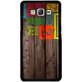 Fuson Designer Phone Back Case Cover Samsung Galaxy E5 ( Prints On The Wood )