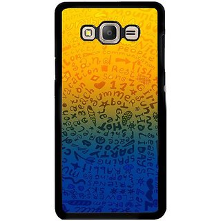Fuson Designer Phone Back Case Cover Samsung Galaxy E5 ( Alphabets To Shape Up Life )
