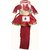 Kathak Classical Red Color Dance Costume For Kids