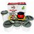 The Greens Meal-combo Lunch Box with 5 Microwave safe  Air Tight Containers  1 Spoon, Brand Himani