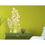 Heaven Decors Lovely Flower White Wall Sticker And Sticker Vinyl Wall Stickers SIze(99X59)cm