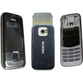 nokia 7610 supernova full housing body panel black