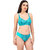 Bralux Women's Angeleena TurquoiseBlue Color Lingerie Set (Valentine Special) Cup B (TurquoiseBlue_30B)