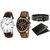 DCH WBIN-10.11 Pack Of 2 Designed Analogue Wrist Watch With Wallet And Belt For Boys And Men