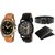 DCH WBIN-20.24 Pack Of 2 Designed Analogue Wrist Watch With Wallet And Belt For Boys And Men