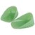 Importikah Heel Pads Cup Insole Cushion Heel Spur Pain Relief 1 Pair Green