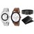 DCH WBIN-7.13 Pack Of 2 Designed Analogue Wrist Watch With Wallet And Belt For Boys And Men