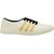 Clymb Men's White Lace-up  Smart Casuals