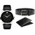 DCH WBIN-17  Black Plain Designed Analogue Wrist Watch With Wallet And Belt For Boys And Men