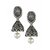Zaveri Pearls Silver Plated Contemporary Combo of 4 pair of earrings for Women