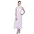Westrobe White Plain A Line Dress For Women