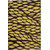 Presto Yellow and Brown Abstract Carpet 2X5 Feet