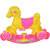 Ehomekart Pink Murphy Horse 2-in-1 Rocker cum Ride-on for Kids