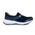 Asian Men Navy & Blue Slip On Running Shoes