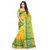 Meia Yellow and Green Art Silk Self Design Saree With Blouse (Colors Available)