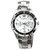 Rosra Round Dial Silver Metal  Stainless Steel Strap Men Automatic Watch for Men