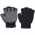 Importikah Gym Fitness Body Building Training Sports Non-slip Gloves - Black