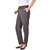 Vasavi Gray Flat Plain Women's Trouser