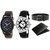 DCH WBIN-12.25 Pack Of 2 Designed Analogue Wrist Watch With Wallet And Belt For Boys And Men