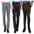 Gwalior Pack Of 3 Formal Trousers - Brown, Grey, Light Grey