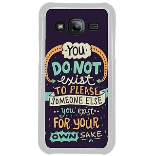 Fuson Designer Phone Back Case Cover Samsung Galaxy J2 ( Love Yourself )