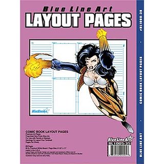 Buy Blue Line Pro Comic Book Layout 35 Count Pack Online @ ₹2163 from ...
