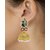 YouBella Jewellery Dancing Peacock Gold Plated Pearl Fancy Party Wear Jhumki / Jhumka Earrings For Women : Best Diwali Gifts Jewellery