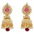 YouBella Special Combo Of Gold Plated Dancing Peacock Pearl Studded Jhumka Earrings For Girls And Women  Best Rakhi Gift Jewellery