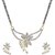YouBella American Diamond Gold Plated Mangalsutra With Chain And Earrings For Women