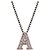 YouBella Designer Husband'S Initials Mangalsutra Necklace Pendant With Chain For Women (A)