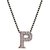 YouBella Designer Husband'S Initials Mangalsutra Necklace Pendant With Chain For Women (P)