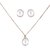 YouBella Presents Gracias Collection Crystal Jewellery Necklace Set / Pendant Set With Earrings For Girls And Women