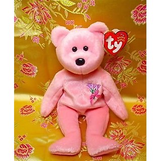 Buy ty beanie Baby Mum Plush Pink Bear 2001 Sparkle Pink Tg Online