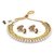Youbella Gold-Plated Choker Necklace Set With Earring For Women