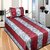 STOP N SHOP MAROON SINGLE POLY COTTON BED SHEET WITH 1 PILLOW COVER
