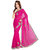 Aaina Pink Chiffon Solid Fashion Saree (Design 2)