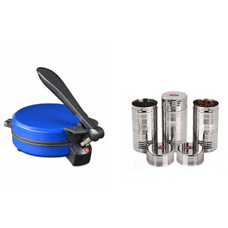 Buy Dugri Blue Roti Maker Combo Online @ ₹1599 from ShopClues