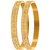 Aabhu Precious Gold Plated Bangle Jewellery for Women / Girls Set Of 2