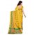 Satyam Weaves Yellow Cotton Self Design Saree With Blouse