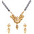 Jewels Gold Black  White Imitation Sparkling Fancy Designer Mangalsutra For Women  Girls